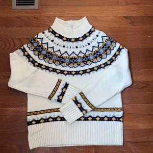 Fair isle 🧶Mock neck sweater